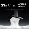 Mijia Smart European Range Hood S2 500Pa 23m/min Strong Suction Range Hood Black Connected to Mi Home App 3