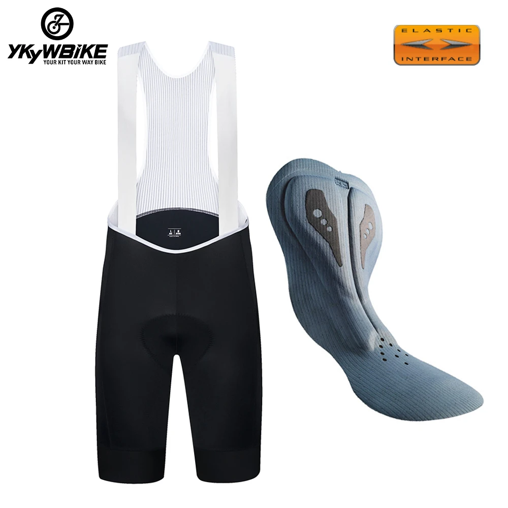 YKYWBIKE Cycling Bib Shorts Men Mountain Bottom With Elastic Interface