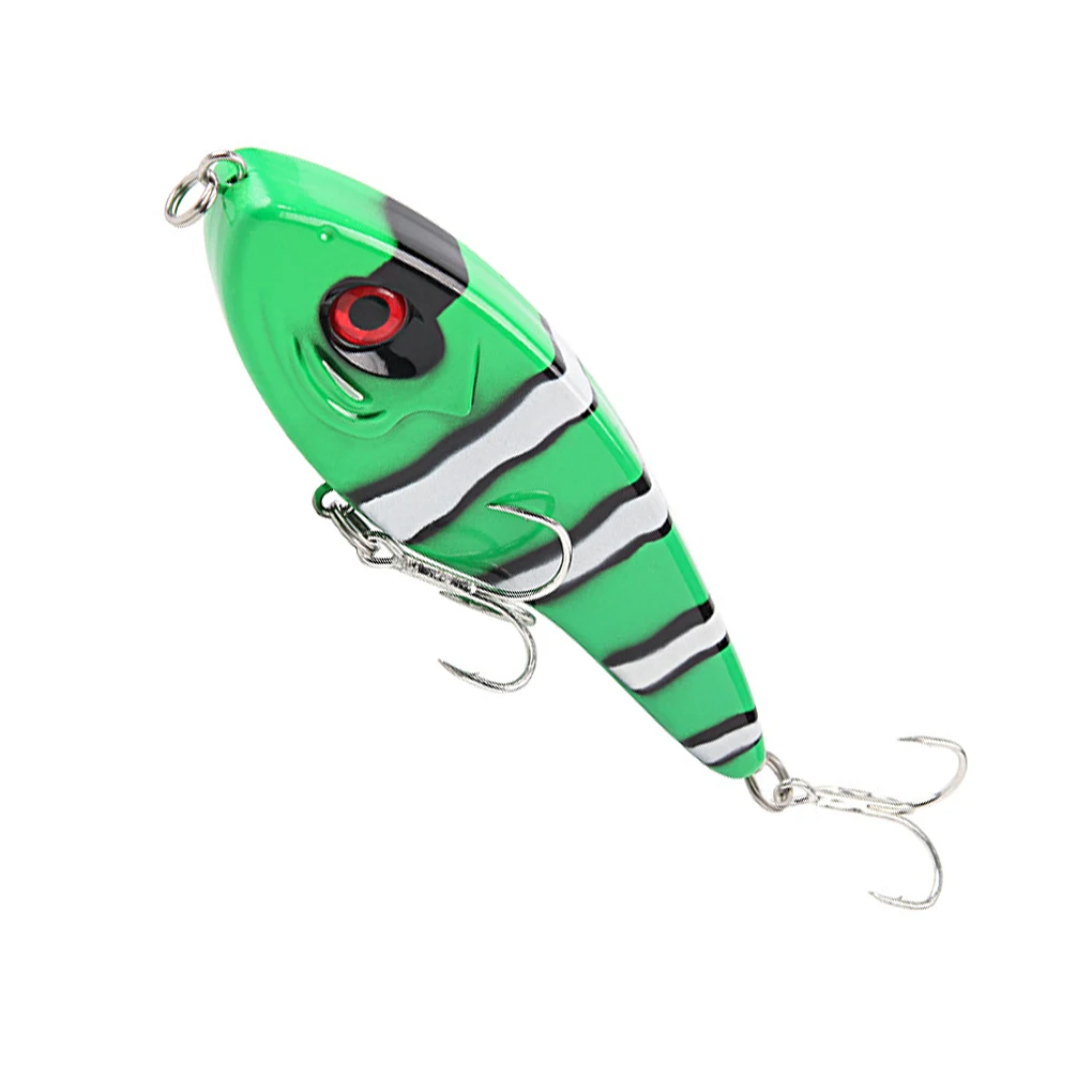 Big Fish Bait Sea Fishing Lure 18Cm 55G Top Crankbait Vib Wobblers Trolling Tackle Saltwater Pike Bass White Stripe