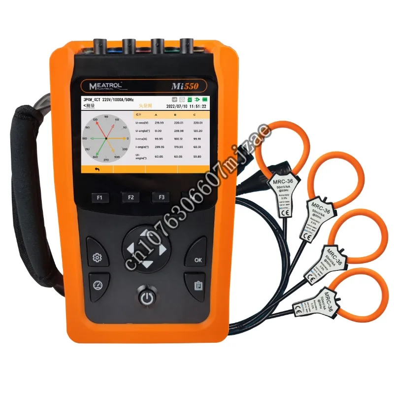 

Handheld Power analyzer 32GB Data logger MEATROL Mi550 Waveform Graphics Electrical Energy meter