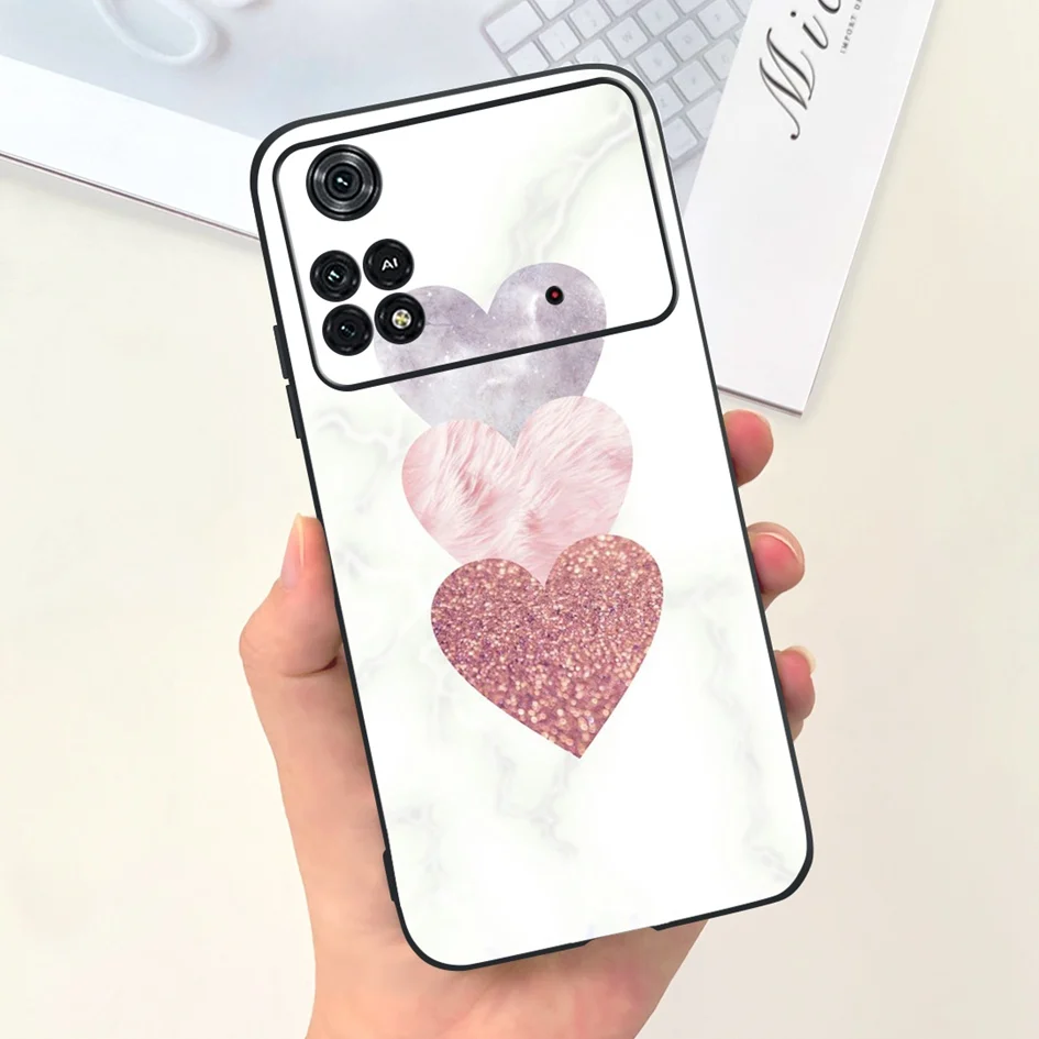 Fashionable Shockproof Silicone Soft TPU Back Cover - Artistic Design Case with Bumper Protection