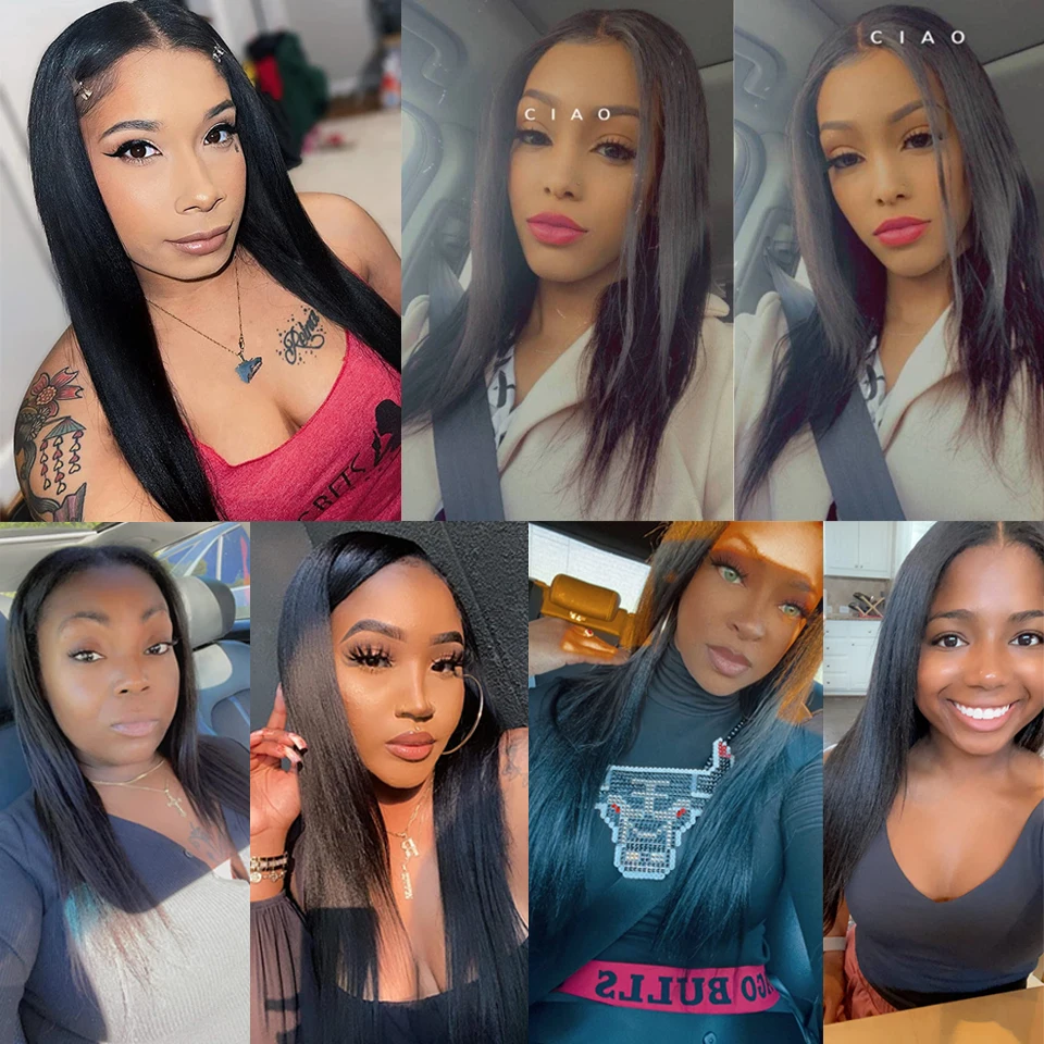 Human Hair Wigs Blonde Lace Front Wig For Women Straight Bob Wig Lace Closure Gold Brazilian Wigs Highlight Cosplay Wigs - Image 6