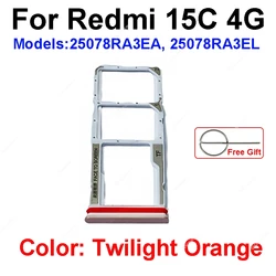 Xiaomi Redmi Internal SIM Card Tray and Reader Module (15C 4G - Orange)