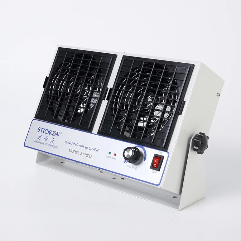

Table Type Double-Head Automatic Cleaning Ac Ion Anti-Static Ionizer Fan