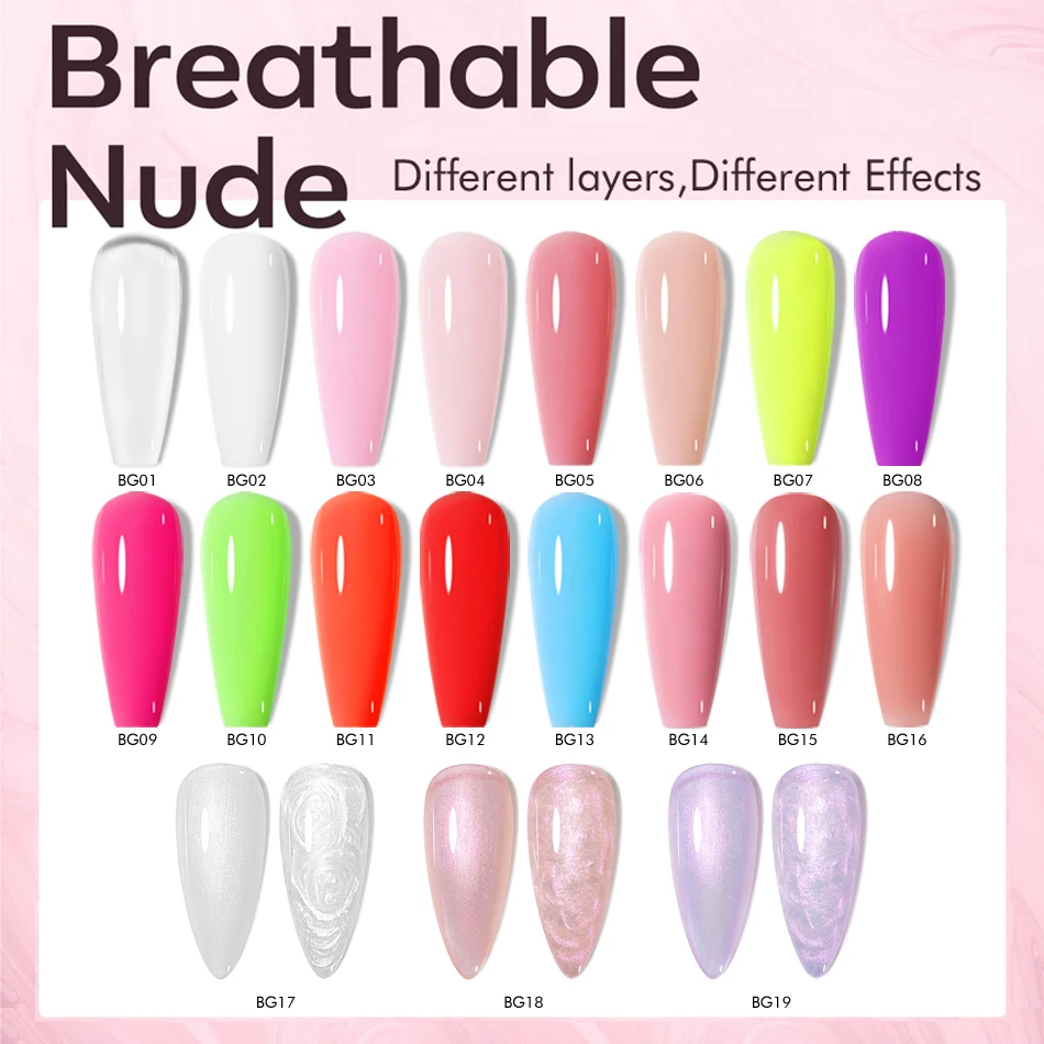 CHUNSHU 6 IN 1 Extension Gel 15ML Builder Nail Gel In A Bottle Semi Permanent Rubber Base Coat Self-leveling UV Construction Gel 3