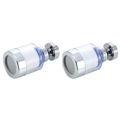 Premium Water Purifier Filter for Shower & Kitchen - Advanced PP Cotton Filtration, Removes Chlorine & Heavy Metals (2pcs filter bubbler)