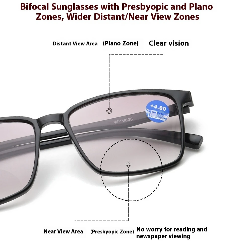 Vintage-Inspired Bifocal Sunglasses & Reading Glasses