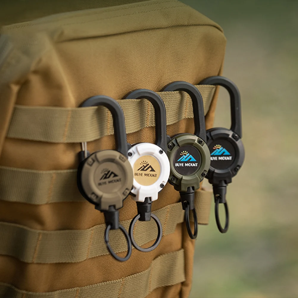 Steel Wire Anti Theft Keychain for Camping Hiking