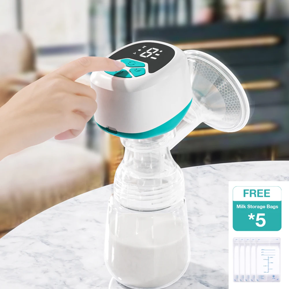 Dr.isla Portable Electric Breast Pump With 180ml Bottle Milk Puller Breastfeeding Low Noise BPA-free electric breast pump