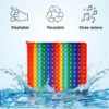 1-12 Multiplication Addition Push  Its Bubble Fidget Sensory Pop Toys, Silicone Rainbow Teaching Aids, Math Toys 5