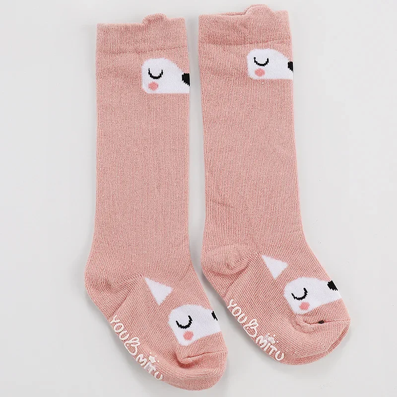 Pink fox  sock
