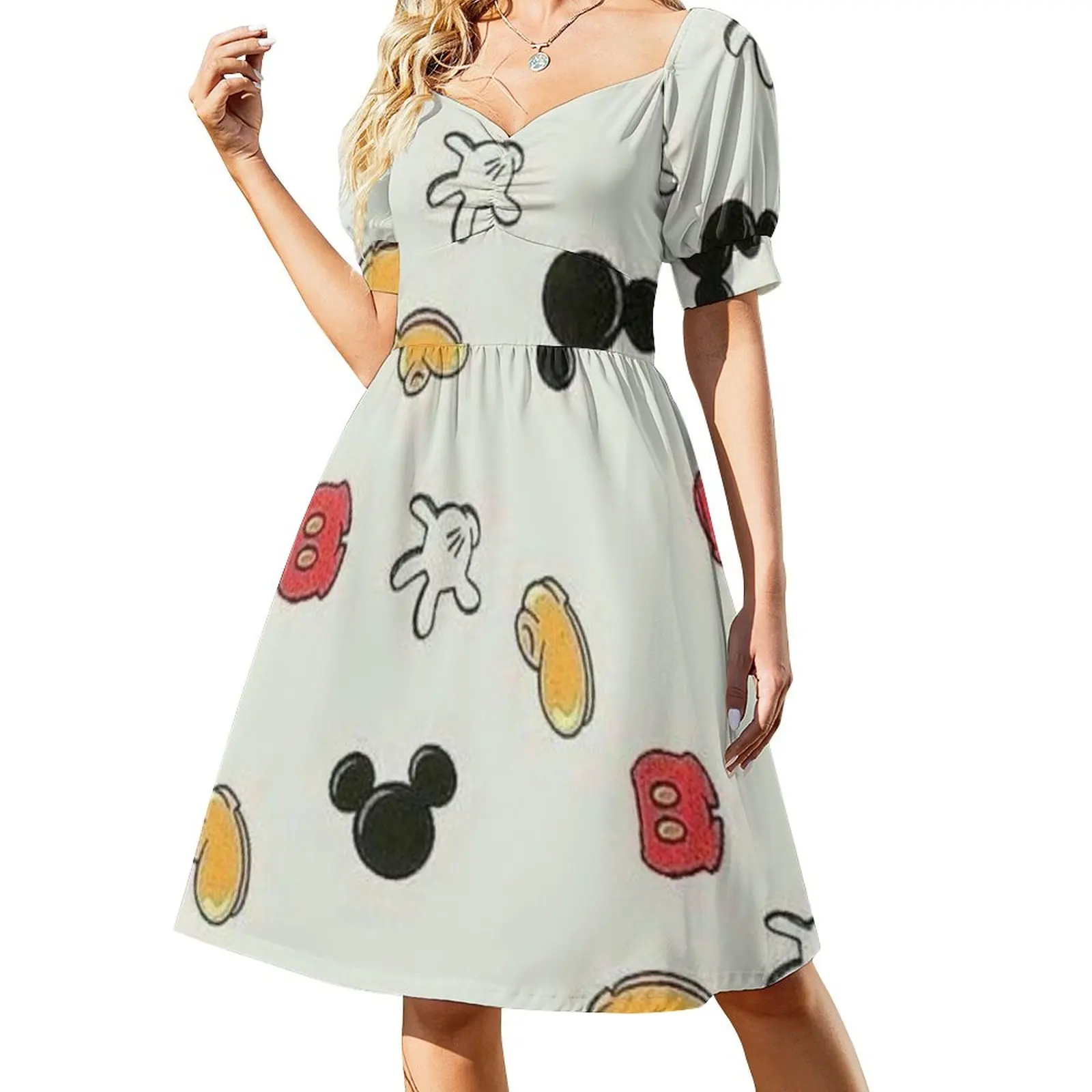 

mickymouse design Sleeveless Dress long sleeve dress Long veiled dresses
