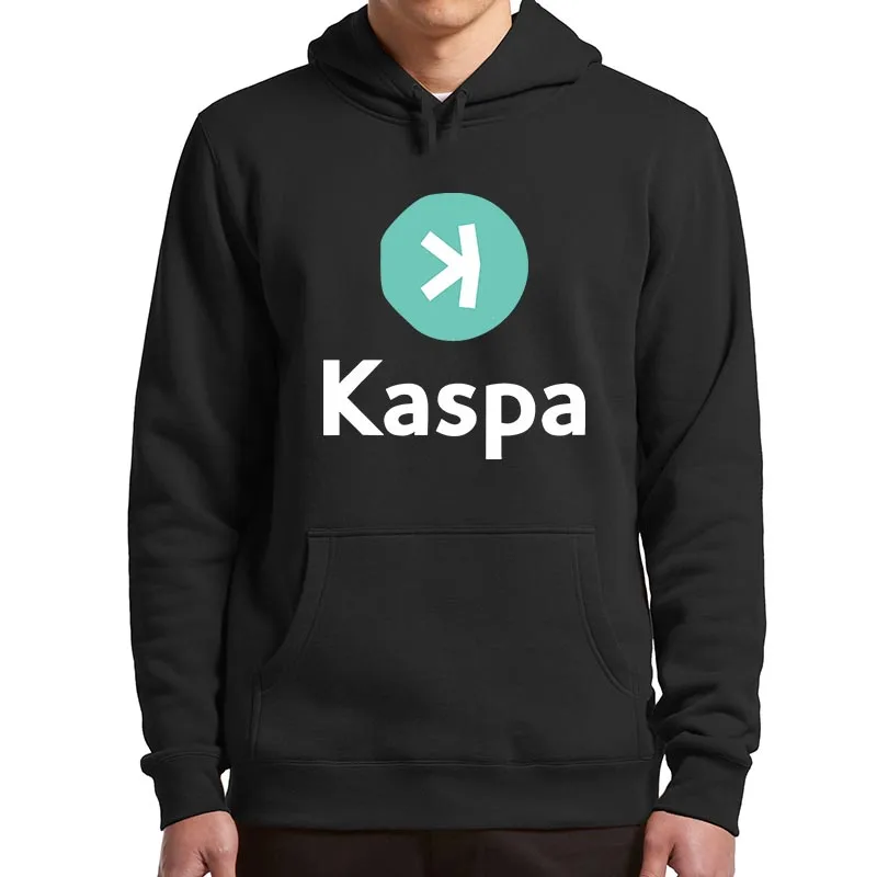 

Kaspa Logo Hoodies Cryptocurrency Blockchain Geek Nerd Gift Hooded Sweatshirt Soft Casual Unisex Pullover