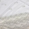 1PC White Screen Matched with Screen Bedroom Window Finished Product Good Hanging Feeling Exquisite Bead Embroidery Screen 4