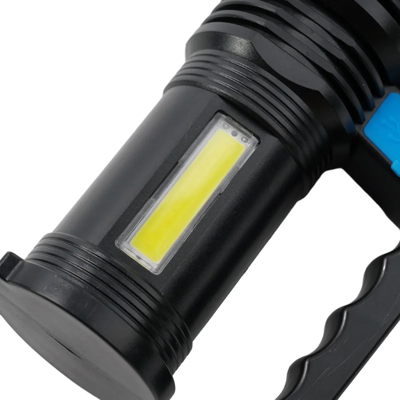 Life Waterproof Flashlight Portable Searchlight High Power High Transmittance Glass LED Strong-Low-Strobe-Side TANJE