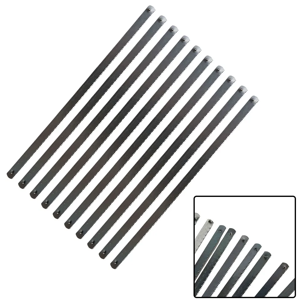 10 Pcs 6Inch 24T Mini Hacksaw Blade Multifunctional Saw Blade Metal Plastic Cutting 150mm Hacksaw Universal Cutting Blades Tools 2