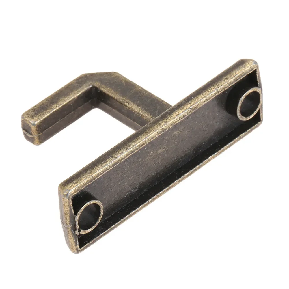 Bronze Guard Latch Bolt With Screws Sliding Door Lock Handle Metal Door Latch Home Safety Chain ScrewsDoor Home Hardware