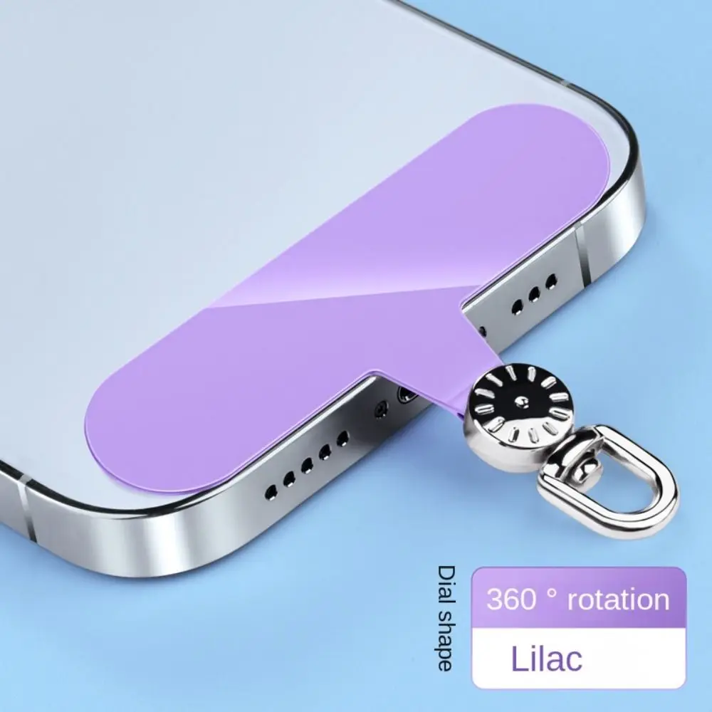 Luxurious 360° Rotatable Detachable Phone Lanyard with Metal Snap Clip