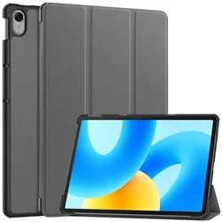 Premium Folding Flip Leather Stand with Auto Sleep for MatePad 11.5 2023 (Gray)