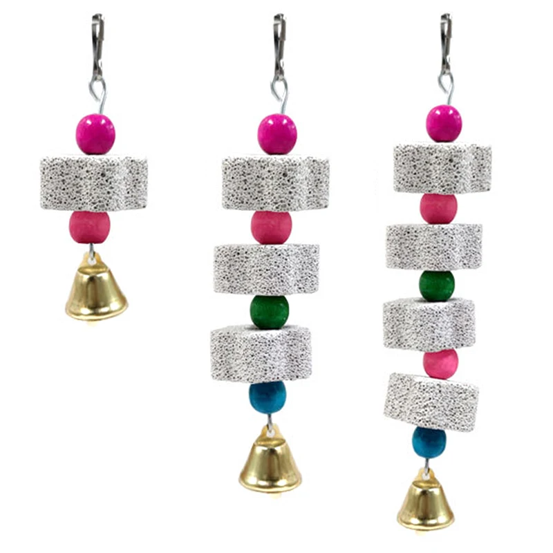 Bird Mineral Chew Toy with Bells 5
