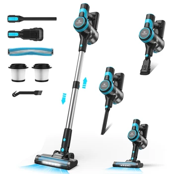 TASVAC 28KPa Cordless Vacuum Cleaner Powerful Suction 6-in-1 Lightweight Handheld Stick Vacuum 40min Runtime for Carpet Pet Hair 1