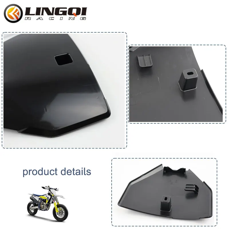 Motorcycle Accessories Motorcycle Number Plate Fairing Motorcycle Number Plate Pit Dirt Bike Front Number Plate Plastic Fairing Kit for HUSQVARNA 65