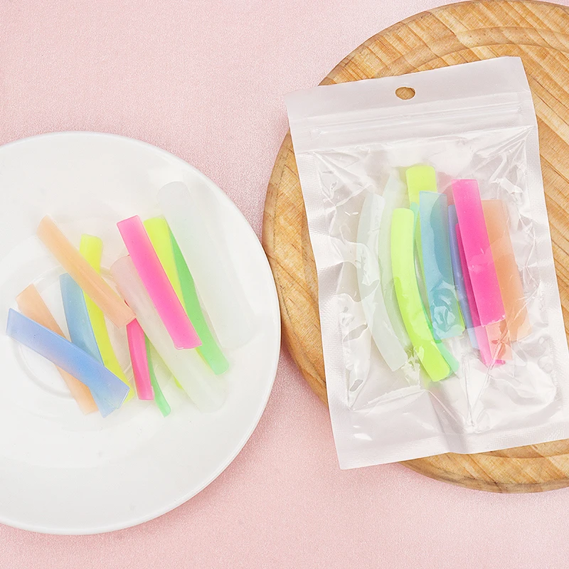 6쌍 실리콘 속눈썹 펌 패드 리프팅 래쉬 로드 쉴드 재활용 가능 3D 속눈썹 컬러 액세서리 애플리케이터 메이크업 도구