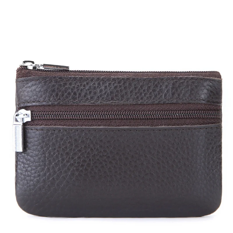 

Fashion Women Coin Purse Female Genuine Leather Wallets Small Solid Zipper Coin Organizer Children Storage Pocket Bags Key Bag