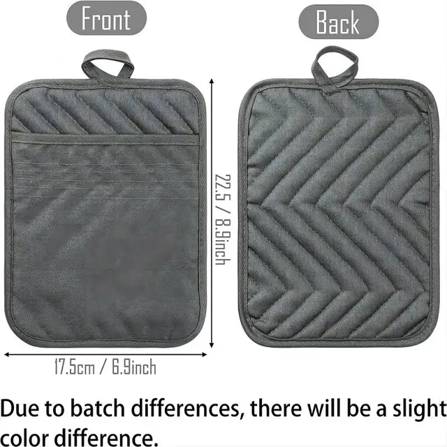 Lot De 4 Maniques En Coton Résistantes à La Chaleur Pour