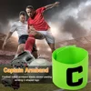 Leader Match Football Armband Professional Captain Arm Band Bracelet Adjustable Bright Color Competition Soccer Gift 4