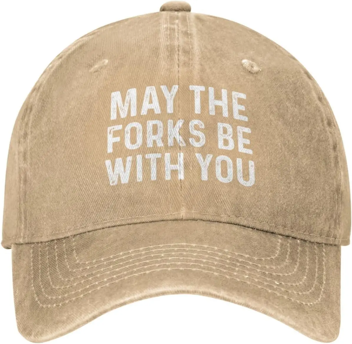 

May The Forks Be with You Hat Women Dad Hat Graphic Cap