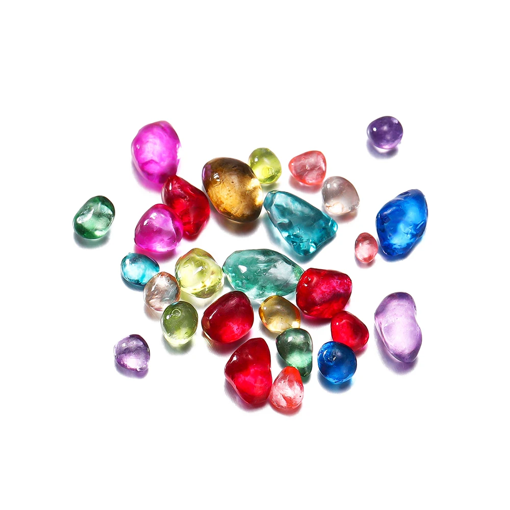 20 g 3–8 mm mehrfarbiges Kristallglas, unregelmäßiger zerkleinerter Stein, Kunstharzfüllungen für DIY Epoxidharzfüller, Basteln, Heimdekoration – Detail 8