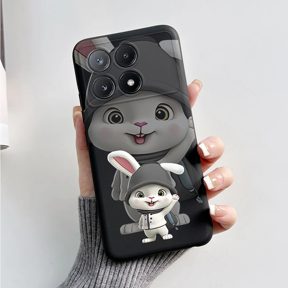 Cute Cartoon Cat & Frog Soft TPU Phone Case - Protective Bumper Cover