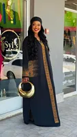 Robe ethnique ample et élégante, mode luxe XXL ~ XXXL, 2025 4