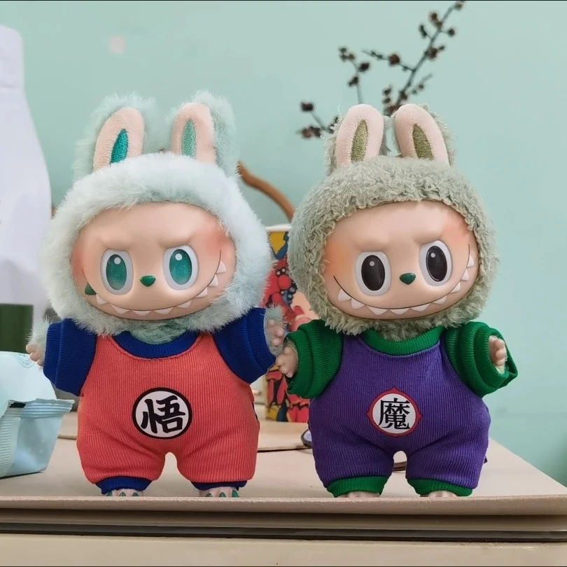 Only Clothes 17cm Labubu Dragon Ball Anime V1v2 V3 Labubu