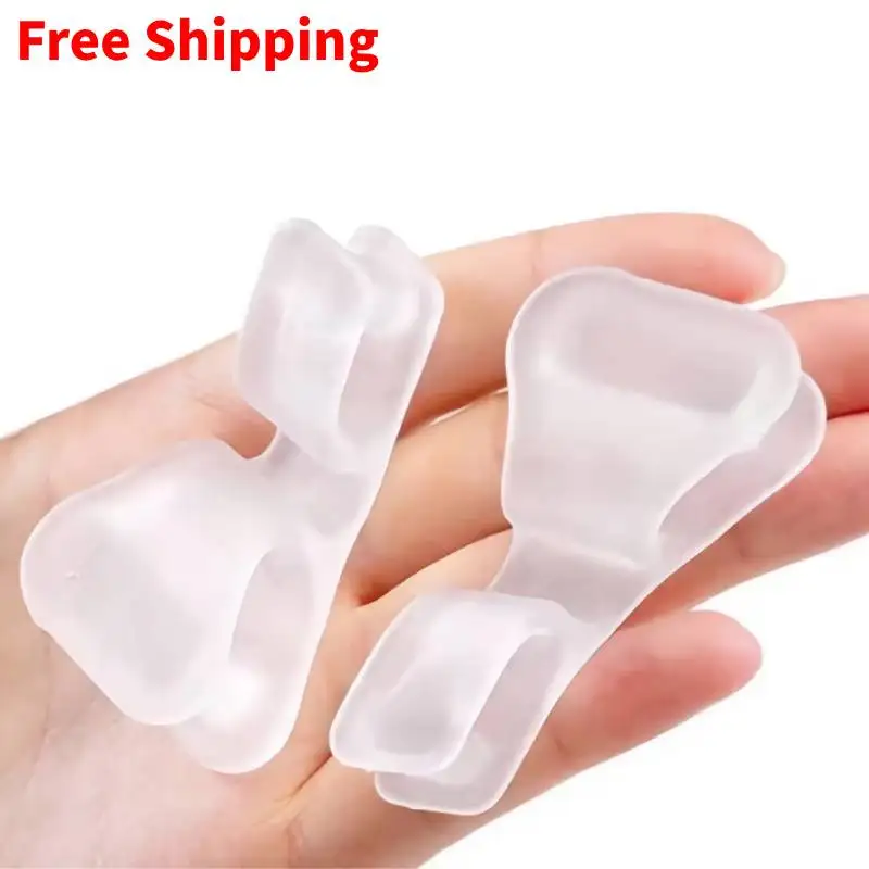 

14Pcs=7Pairs Toes Separator Silicone Bunion Bone Ectropion Adjuster Toes Outer Appliance Foot Care Tools Hallux Valgus Corrector