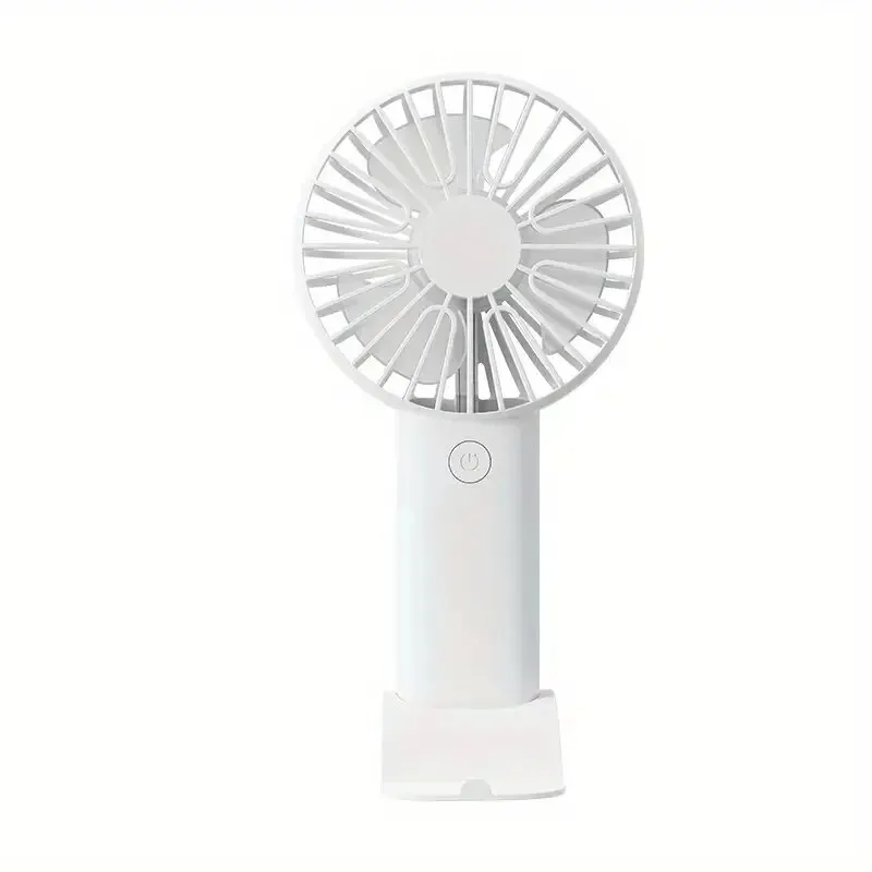 2026 Mini USB Charging Handheld Fan Desktop Small Fan With Mobile Phone Holder Portable And Simple Outdoor Small Fan 5