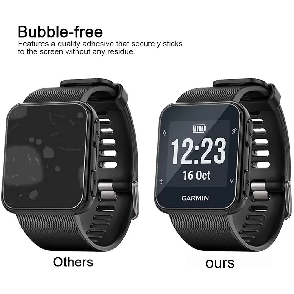 HD Tempered Glass For Garmin Forerunner 35 Cover Smart Watch Screen Protector Film For Garmin Forerunner 35 watch Accessories