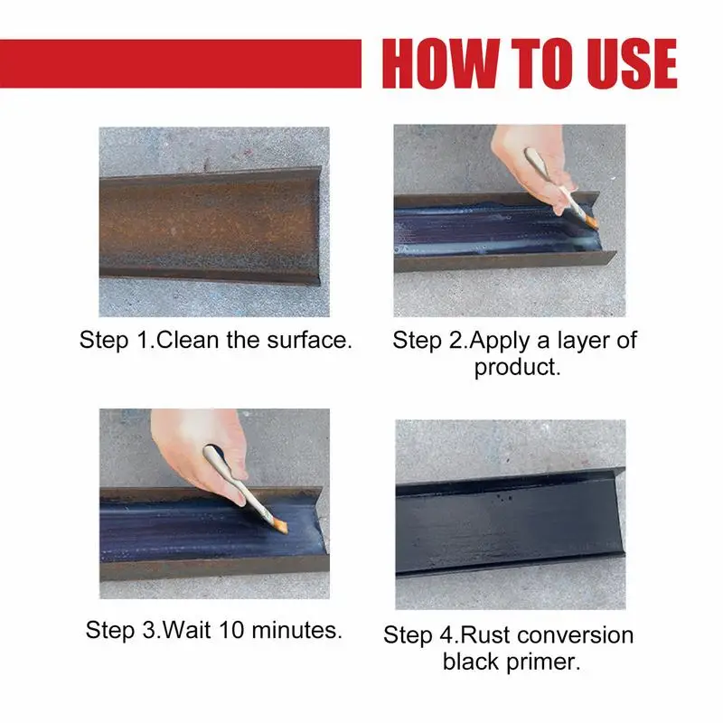 Car Anti-rust rust remover converter Multi-Purpose Chassis Rust Converter Repair Protect Iron Metal Surfaces Maintenance 100ml