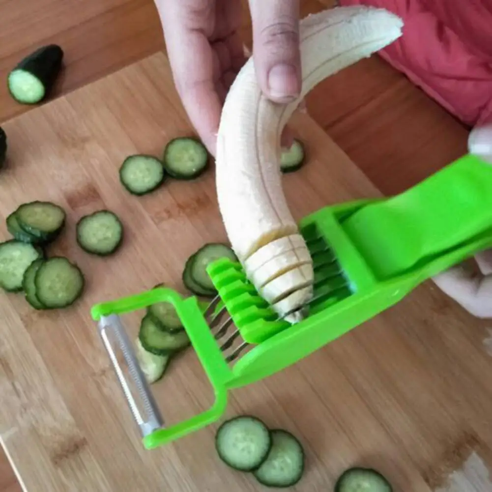 Food Slicer Carrot Cutter Food Grade Carrot Cucumber Slicer Tool Kitchen Supplies Ergonomic Handle Reusable BPA Free Labor-saving Multipurpose food slicer vegetable shredder