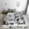 Katsuki Bakugo Fuzzy Blanket My Hero Academia Boku No Hero Academia Customized Throw Blankets for Home Quilt Bedspread 2