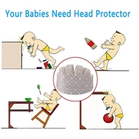 Baby Helmet Safety Cap For Babies Boys Girls Summer Breathable Cotton Mesh Hat Children Crawl Walk Playing Infant Anti Collision 2