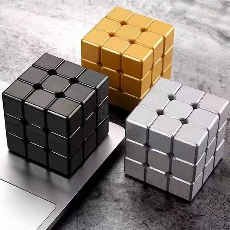 Magic Cube Puzzle Metal Kубик Pубика 3х3 Zauberw&uuml;rfel Kids Toys Educational Cubo M&aacute;gico Profissional Juguetes Y Aficiones