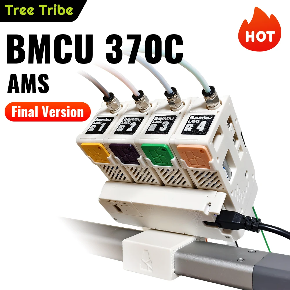 Tree Tribe BMCU 370C AMS Lite high-torque upgrade gear open source