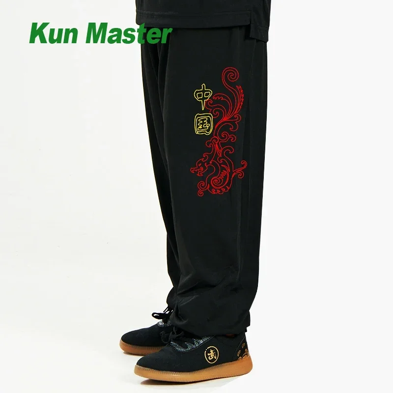 Bloomers Yoga Tai Chi Pants Wushu Pants Training Wing Chun Wide Leg Light And Smooth Elastic Waist Children