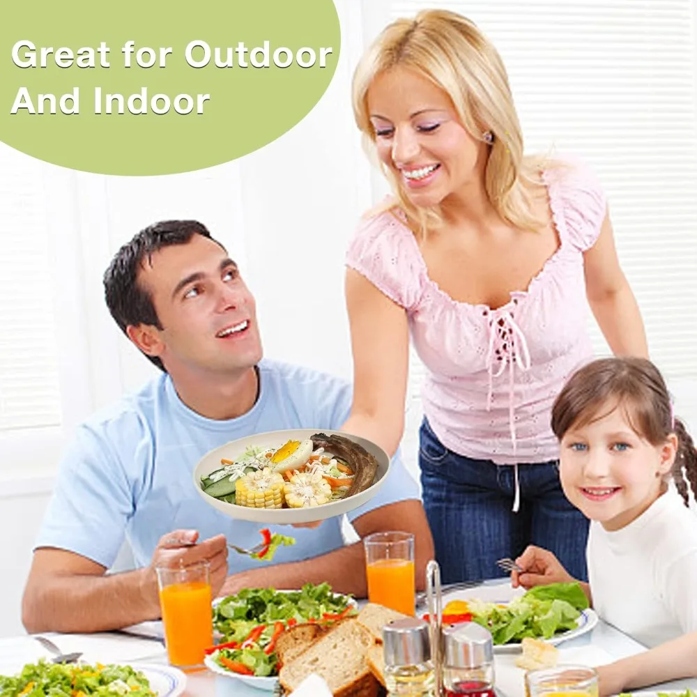 Wheat Straw Dinner Plates 5