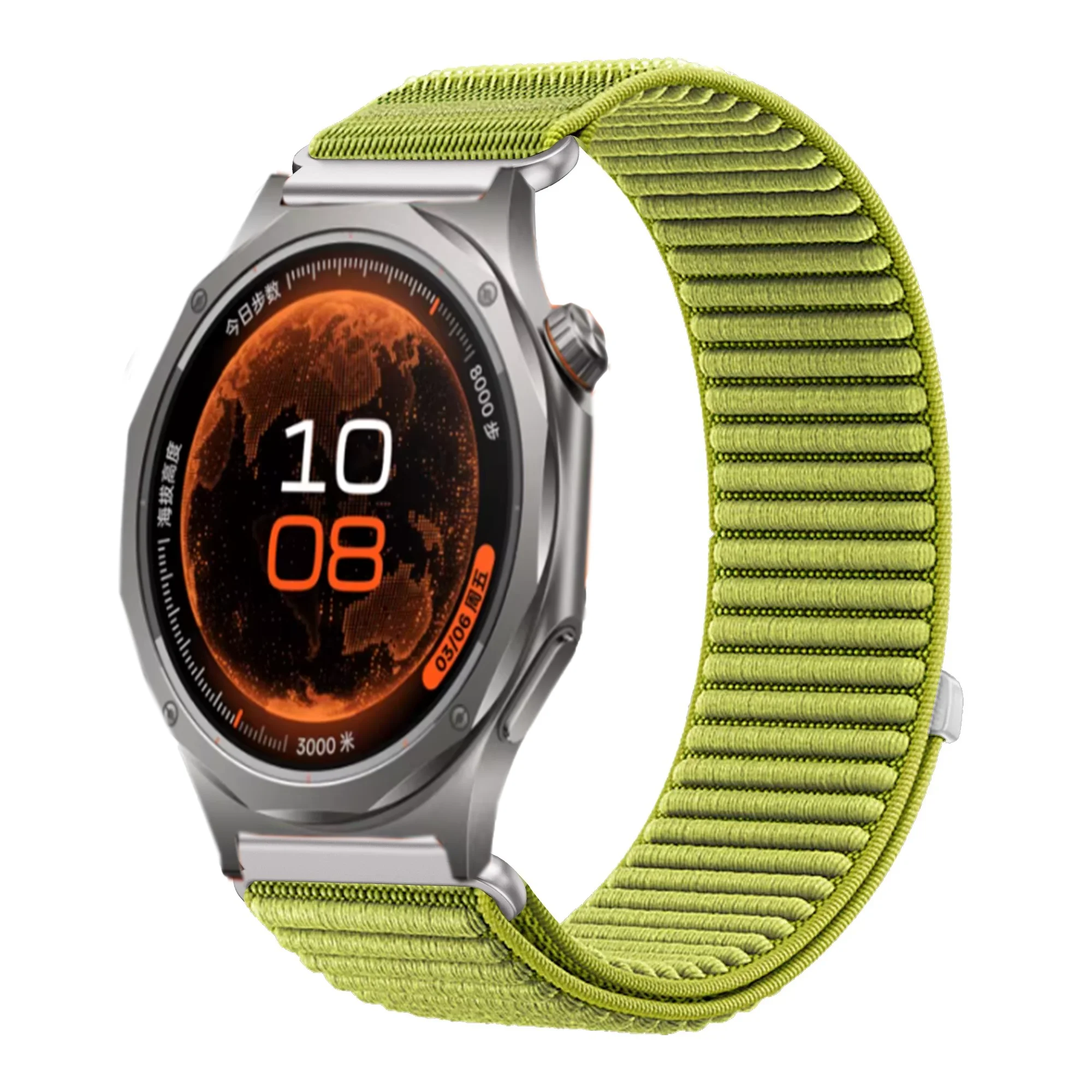 Wave Nylon Sports Breathable Bracelet Band - 18/20/22mm Strap in Multiple Sizes