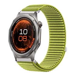 Wave Nylon Sports Breathable Bracelet Band - 18/20/22mm Strap in Multiple Sizes - Oneplus Watch Lite (Green)