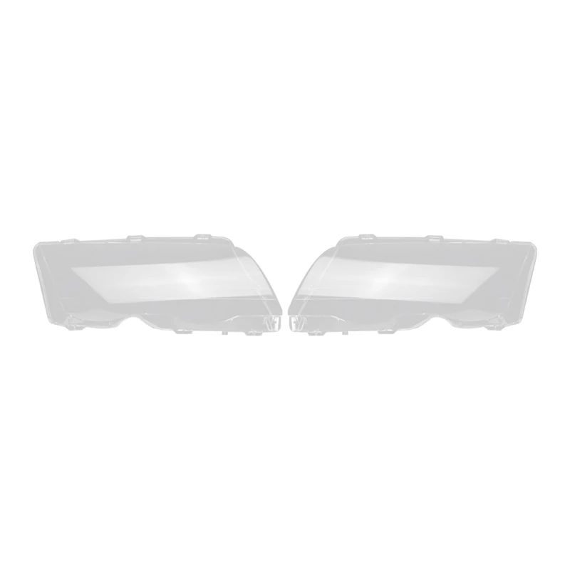 

1Pair For BMW E46 3-Series 4-Doors 320 325 330 1998-2001 Car Headlight Lens Cover Lamp Shade Lens Head Light Shell Cover