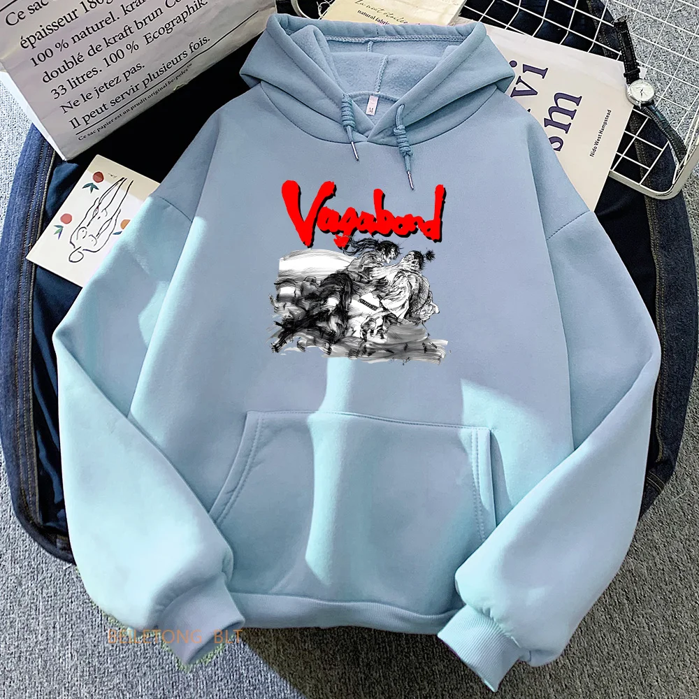 

Vagabond バガボンド Musashi Miyamoto Hoodies Japanese Anime Printing Sweatshirts Long Sleeve Women/men Pullovers Manga Graphic Hoody